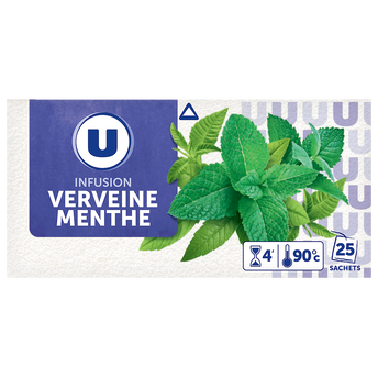 Image de U
Infusion verveine menthe boîte x25 sachets