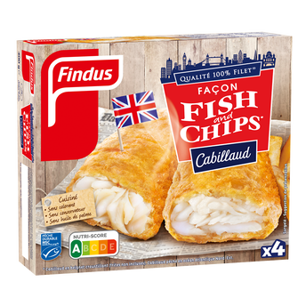 Image de Fish&chips cabillaud x4