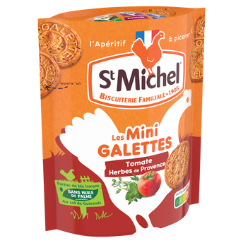 Image de Les mini galettes tomate herbes de Provence ST MICHEL