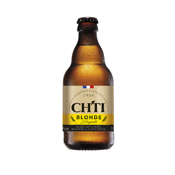 Image de Bière blonde CHTI originale 6°8 bouteille Steinie