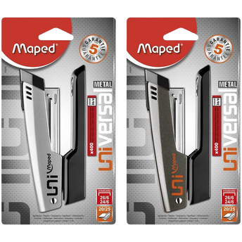 Image de Agrafeuse Universal Half Strip MAPED, avec 400 agrafes n°24-26/6