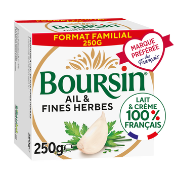 Image de Fromage frais à tartiner Ail et fines herbes  BOURSIN