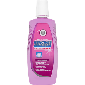 Image de BY U
Bain de bouche pour dents et gencives sensibles