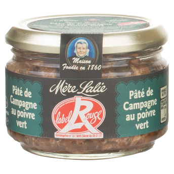 Image de Pâté de campagne au poivre vert label rouge MERE LALIE