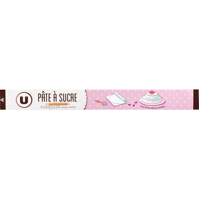 PATE A SUCRE ROSE/BLEUE VAHINE - Super U, Hyper U, U Express 