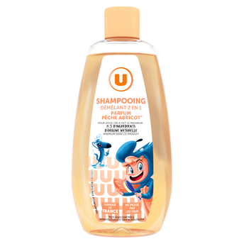 Image de U
Shampooing démêlant Enfant, Parfum pêche abricot