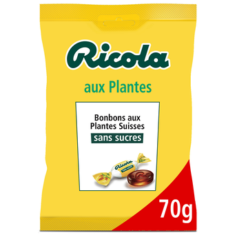 Image de Bonbons sans sucre aux plantes et à la stévia RICOLA