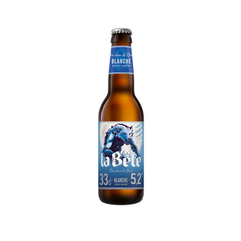 Image de Bière blanche LA BÊTE, 5,2° - Bouteille