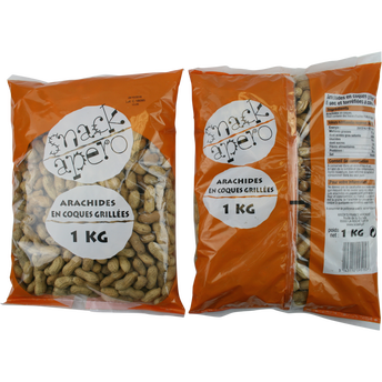 Image de Arachides coques grillées, PPX, calibre 11/13, sachet