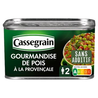 Image de Pois cuisinés à la provençale CASSEGRAIN - Boîte