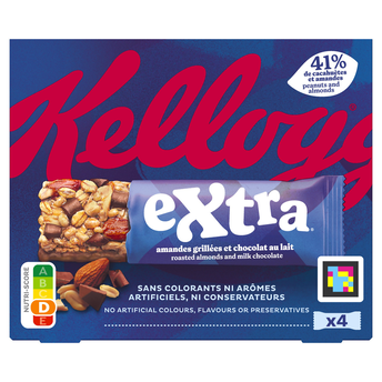 Image de Barres Céréales EXTRA KELLOGG'S Chocolat au lait