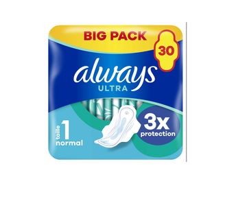 Image de Serviettes ultra normal plus ALWAYS taille 1 ailettes