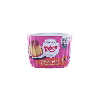 Image de Gâteau de riz nappage caramel pot gourmand YABON