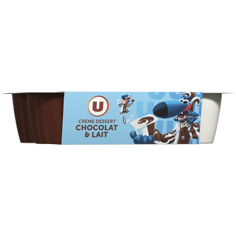 Image de U MAT ET LOU
Crème dessert bi-goût chocolat et lait