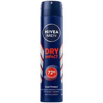 Image de NIVEA DEODORANT ATOMISEUR HOMME DRY IMPACT