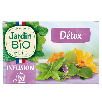 Image de Infusion Bio Détox JARDIN BIO ETIC - 20 sachets
