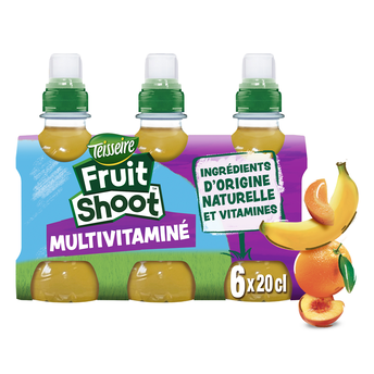 Image de Boisson Multivitaminé FRUIT SHOOT, 6 bouteilles