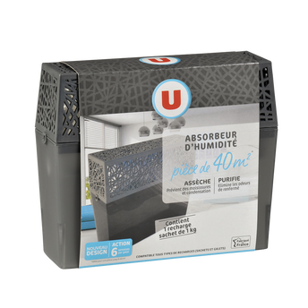 Image de U
Absorbeur 40m² avec 1 recharge sachet 1kg