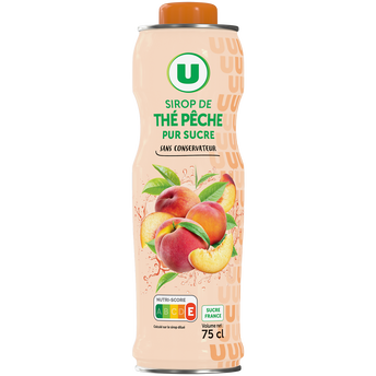 Image de U
Sirop de thé pêche  bidon de