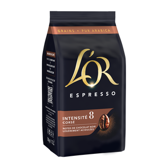 Image de Café en grains L'OR Espresso Intensité 8 - 100% Arabica