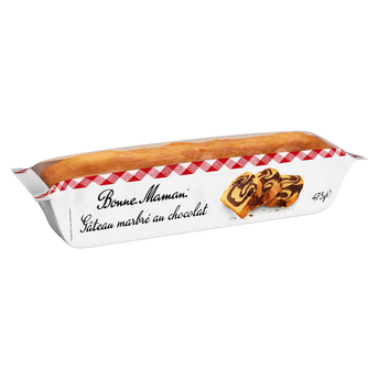 Image de Gâteau marbré au chocolat pur beurre BONNE MAMAN - Le gâteau de