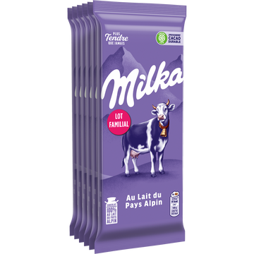 Milka Chocolat Au Lait Milka, 6x00g