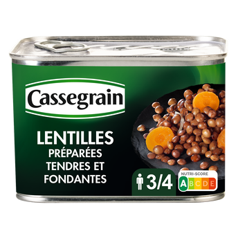 Image de Lentilles cuisinées CASSEGRAIN - Boîte