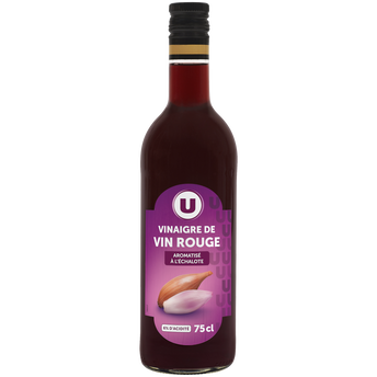 Image de U
Vinaigre de vin rouge aromatisé à l'échalote 6° bouteille en