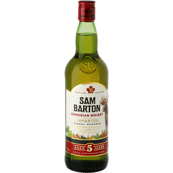 Image de Whisky Canadien SAM BARTON, 5 ans d'âge, 40°