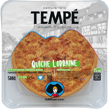 Tempé Quiche Lorraine Tradition, Maurer Tempe, 500g