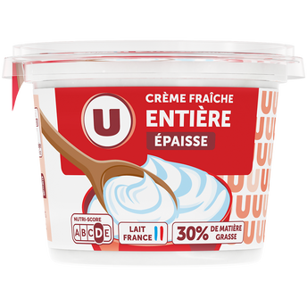 Image de U
Crème fraîche épaisse 30%MG