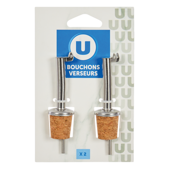Image de U
Bouchon verseur en inox et liège