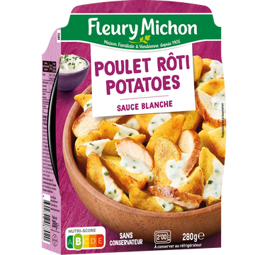Fleury Michon Poulet Rôti Et Potatoes Sauce Blanche Fleury Michon, 280g