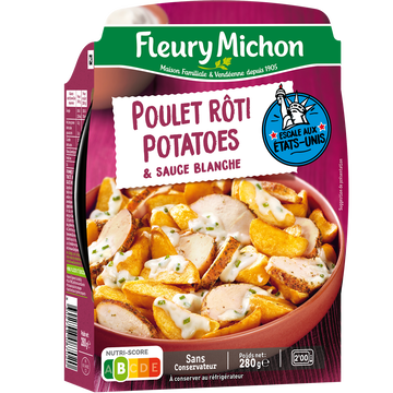 Fleury Michon Poulet Rôti Et Potatoes Sauce Blanche Fleury Michon, 280g