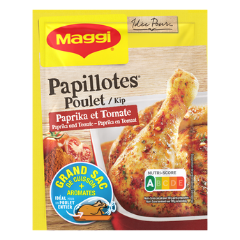 Image de Assaisonnement papillotes de poulet paprika MAGGI, sachet de