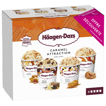 Häagen-Dazs Minicup Caramel Attraction Häagen Dazs, 321g