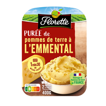 Créaline Purée Au Fromage, Créaline, Barquette, 2x200g
