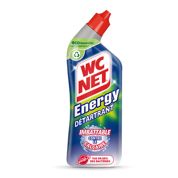 WC Net Liquide Wc Gel Détartrant Cuvette Total Hygiène Wc Net Energy, 750ml