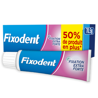Image de Crème adhésive pour prothèses dentaires original FIXODENT