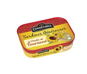 Image de Sardines à l'huile de tournesol Connetable boîte 1/5