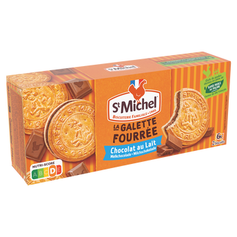 Image de La galette fourrée chocolat au lait ST MICHEL