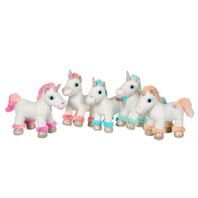 GIPSY TOYS Peluche licorne f erique Lica Bella sonore 22 cm