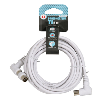 Image de U
Prolongateur TV 5m 9,52mm fiches