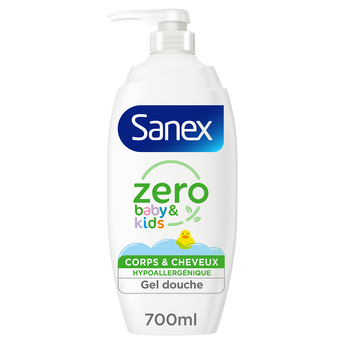 Image de Gel douche Zéro Baby Kids SANEX pompe
