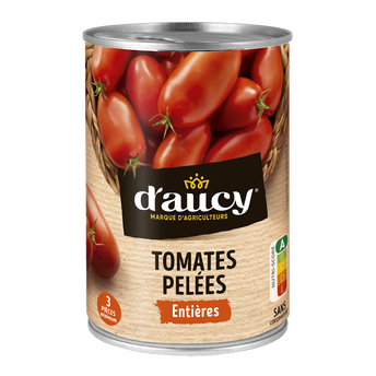 Image de Tomates pelées chair ferme  D'AUCY - Boîte de 238g net