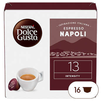 Image de Café capsules NESCAFE ESPRESSO NAPOLI N°13 - compatible DOLCE GUSTO