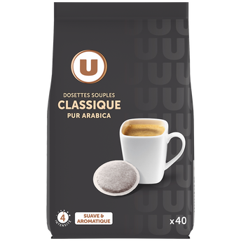 Image de U
Café dosettes CLASSIQUE N°4 - compatible SENSEO
