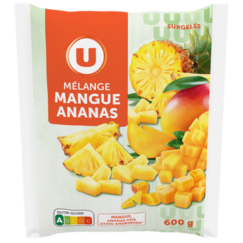 Image de U
Mélange de mangue et d'ananas surgelés