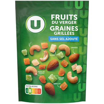 Image de U
Mélange fruits du verger et graines grillées  paquet de