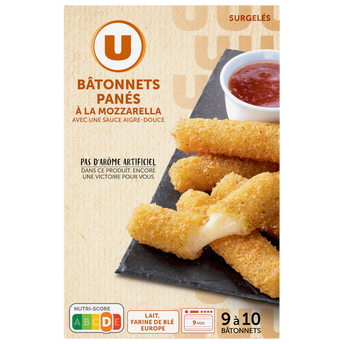 Image de U
Sticks mozarella avec sauce red pepper